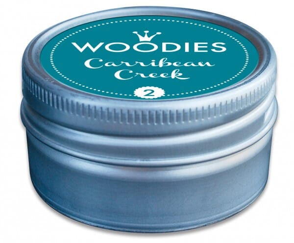 Woodies stamp pad Carribean Creek