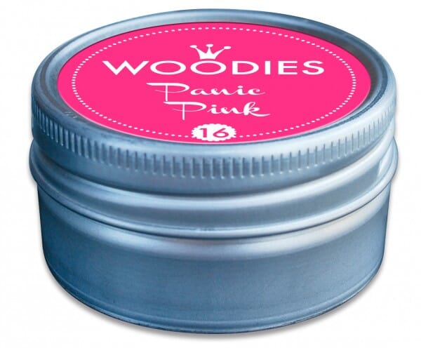 Woodies stamp pad Panic Pink NEON
