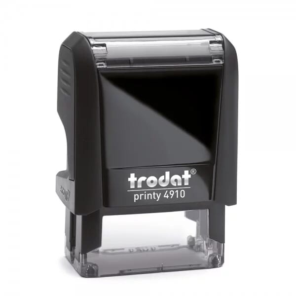 Trodat Self-inking Printy 4910 | Custom Rubber Stamp | Name & Address Stamp | 27x7mm - 3 Lines