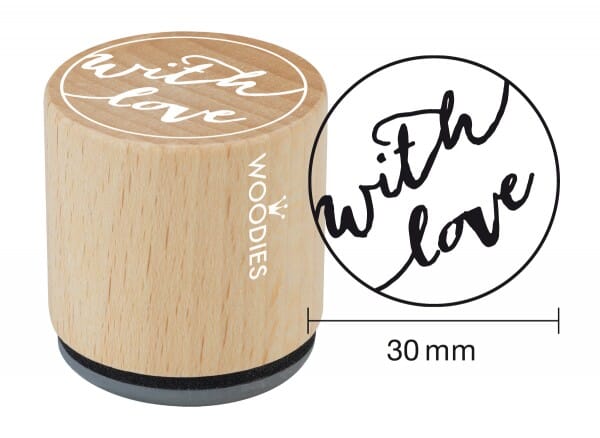 Woodies stamp With love 1