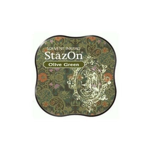 Tsukineko - Stazon Midi Pad Olive Green