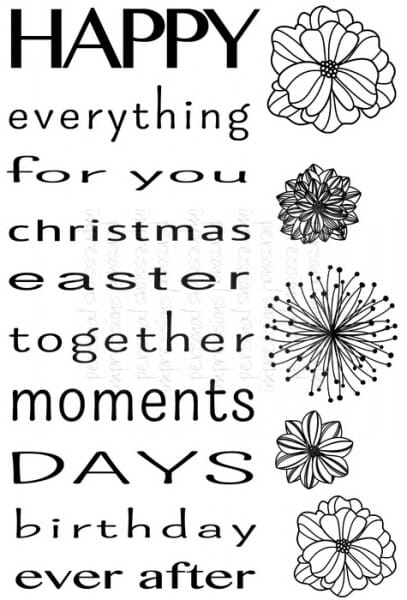 Sweet Dixie - MM Happy Everything - Clear Stamp