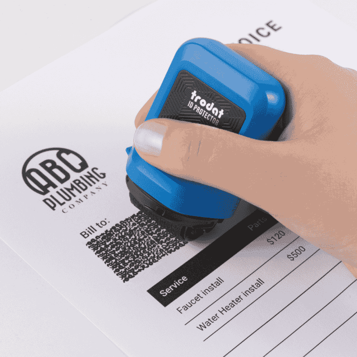 ID Roller Stamp - Protect Your Personal Data from Identity Fraud