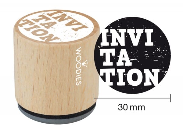 Woodies stamp INVITATION