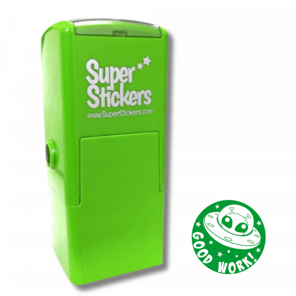 Teacher Stamp | Education Stamp - Good Work Alien