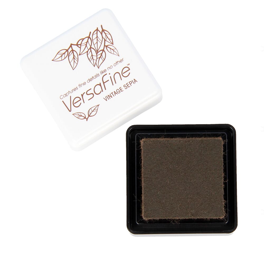 VersaFine Pigment Small Ink Pad - Vintage Sepia