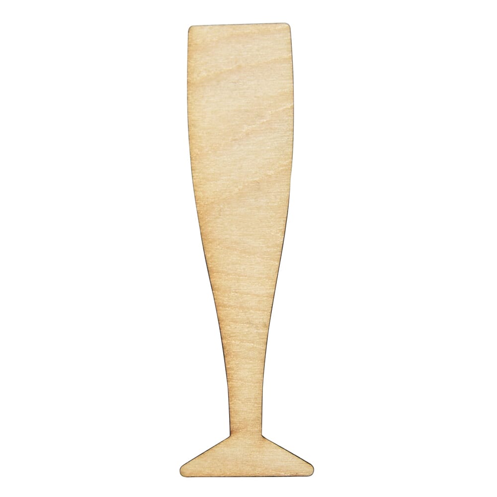 Craft Shapes Champagne Flute Stamps4u.co.uk