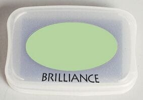 Tsukineko - Pearlescent Lime Brilliance Pad