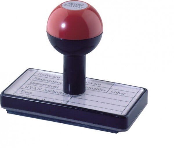 Trodat Eclipse R24 Rubber Stamp | Custom Name & Address Stamp | Logo Stamp | 105x75mm - 18 Lines