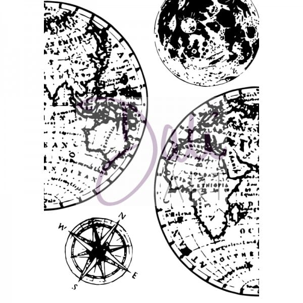DaliArt - DaliART Clear Stamp Globes A6