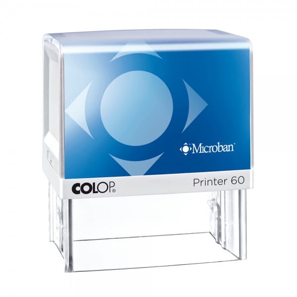 Colop Printer 60 Microban 76 x 37 mm - 8 lines