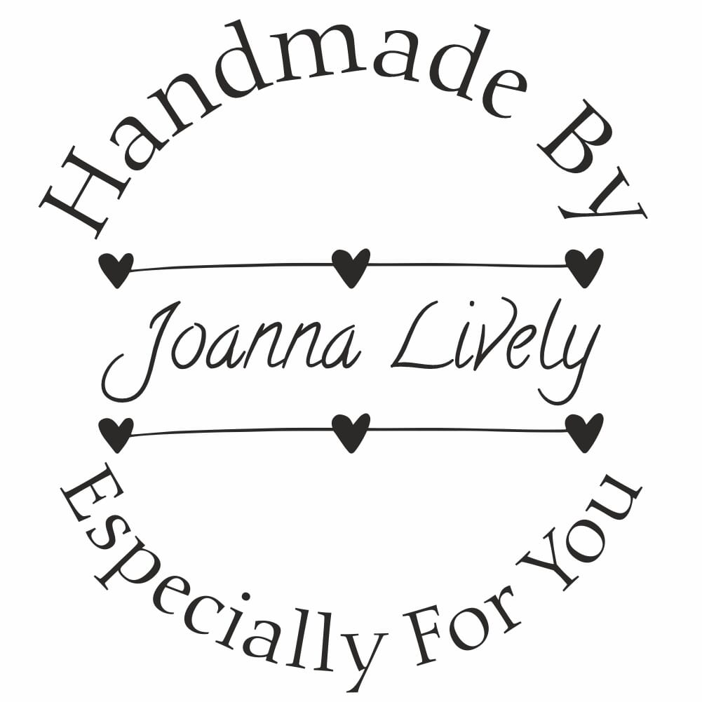 Custom Round Handmade By Stamp | For You | Stamps4u.co.uk