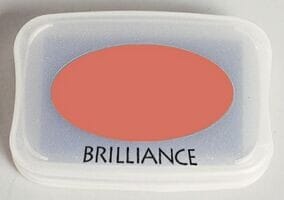 Tsukineko - Rocket Red Gold Brilliance Pad