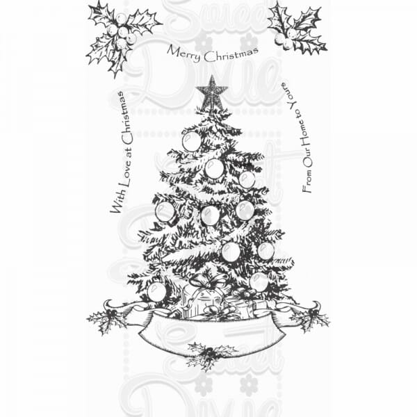 Kath Halstead Designs - Oh Christmas Tree Clear Stamp A6