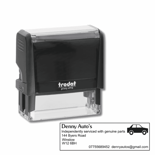 Personalised Service Book Stamp Trodat Printy 4915