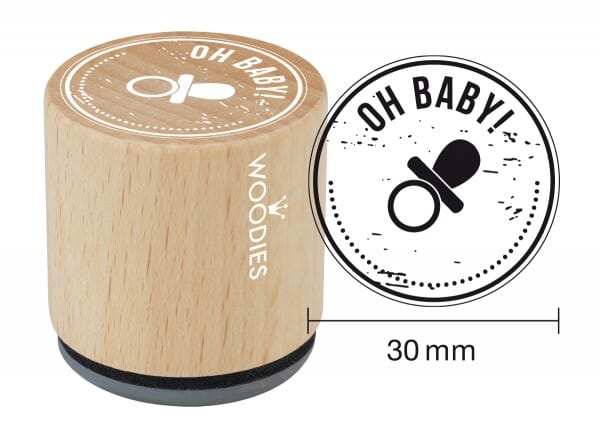 Woodies stamp OH BABY