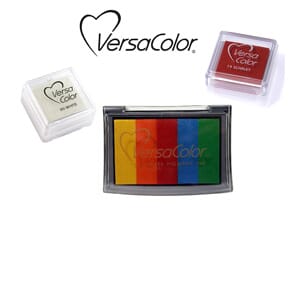 Versacolor Pigment Ink Pad Small in Fresh Green Ink for Stamp Inkpad for  Rubber Stamp Versa Color Colour Ink Pad Green Ink Pad 