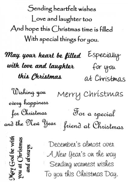 Sue Dix - Sending Heartfelt Wishes Clear Stamp
