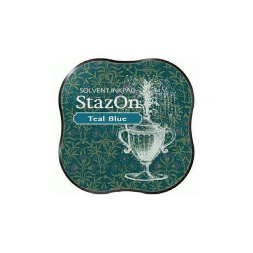 Tsukineko - Stazon Midi Pad Teal Blue