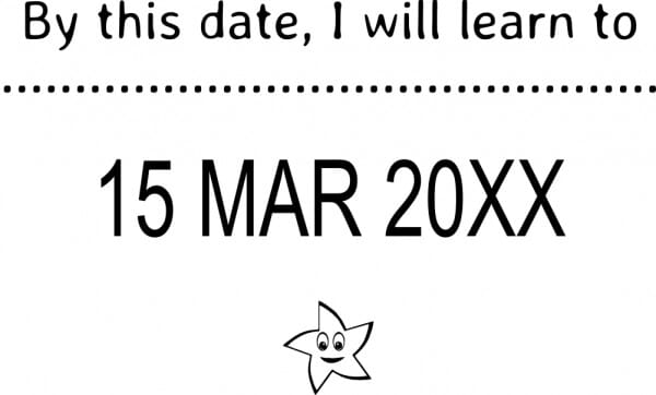 Teacher Marking Stamp – I Will Learn To With Date