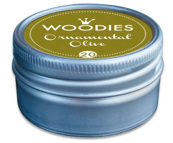 Woodies stamp pad Ornamental Olive