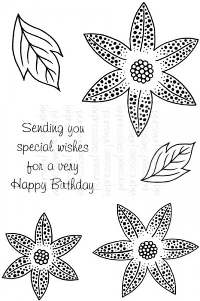 Art Stamps - SD Dotty Lily - Clear Stamp
