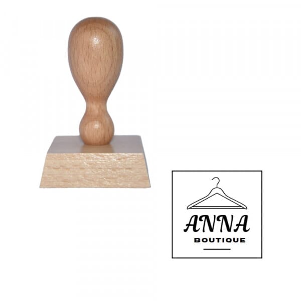 Trodat Wooden Stamp 50mm