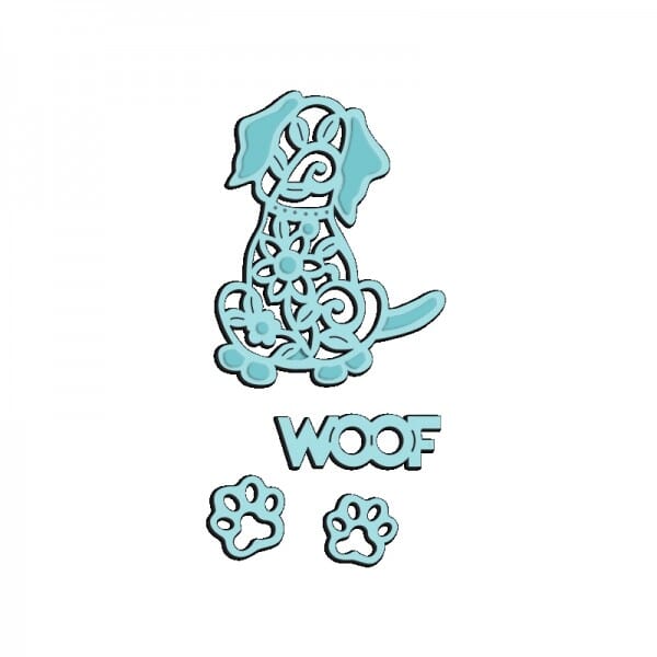 Sue Dix Designs - Woof and Dog Sweet Dixie Die