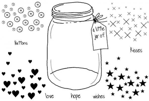 Sweet Dixie - Little jar of - Clear Stamp