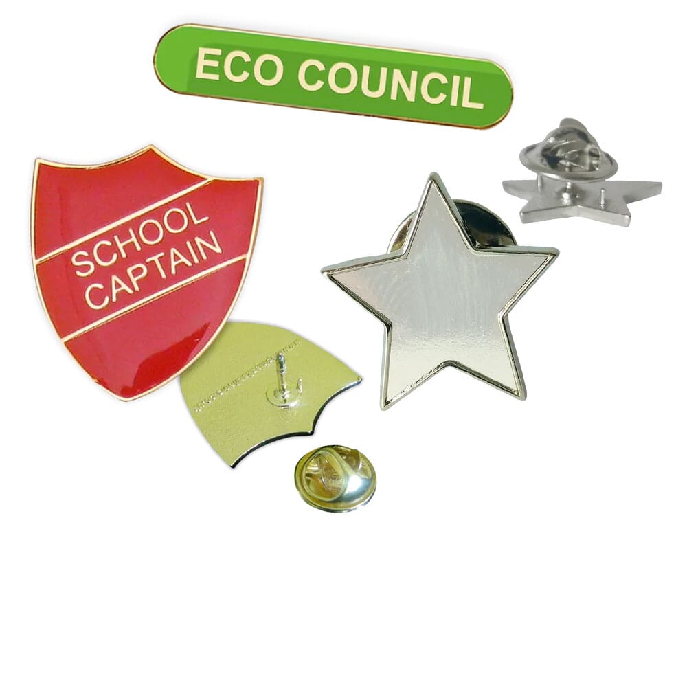 Capricornone Buddy School Shield Badge Handmade Vitreous Enamel