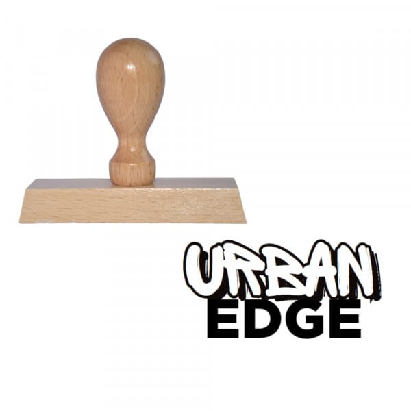 Trodat Wooden Stamp 60x40mm