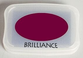 Tsukineko - Pearlescent Crimson Brilliance Pad