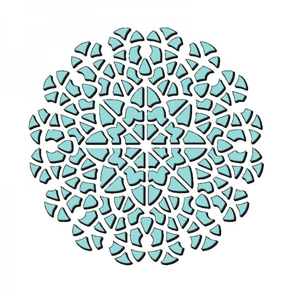 Sue Dix Designs - Sweet Dixie Kaleidoscope Stencil