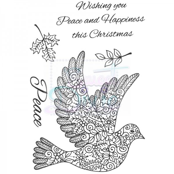 Sue Dix Designs - Peace Dove Clear Stamp A6