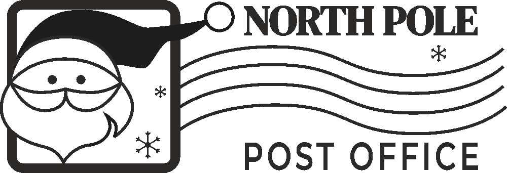 North Pole Santa Letter Christmas Stamp Stamps4u