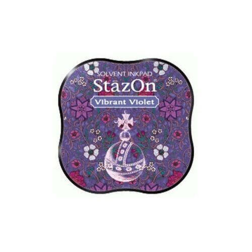 Stazon Permanent Ink Pad: Solvent Ink for Non-porous Surfaces