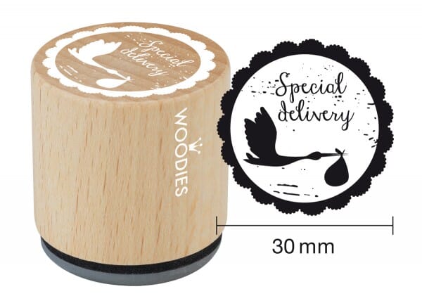 Woodies stamp Special delivery