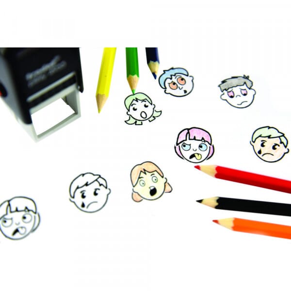Set of 10 Emotion Stamps stamps4u.co.uk