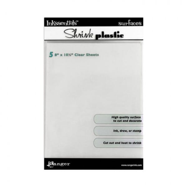 Ranger Ink - Shrink Plastic Shts -8x10.5- 5 sheets