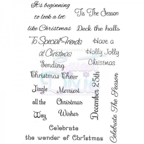 Sue Dix Designs - Tis The Season Clear Stamp A6