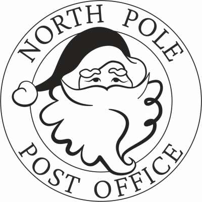 North Pole Post Office Santa Letter Stamp | Stamps4u.co.uk