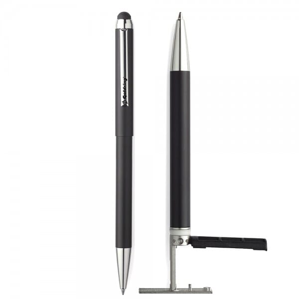 Trodat Goldring Pen Stamp and Stylus | Custom Doctor Stamp | Black | 33x7mm - 3 Lines