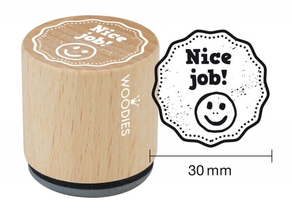 Woodies stamp Nice job!