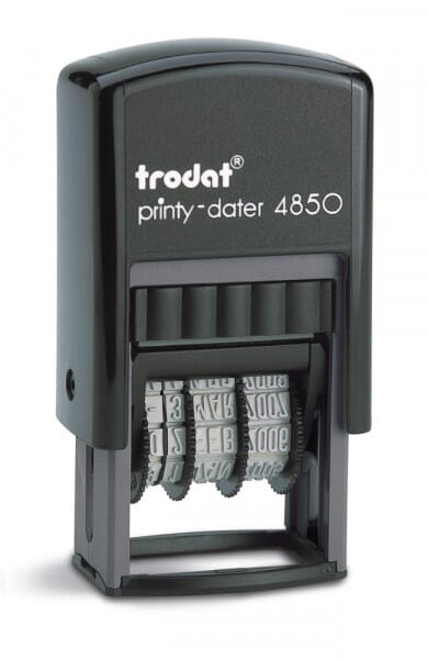 Trodat EcoPrinty 4850L9 - Faxed + 3.8 mm date