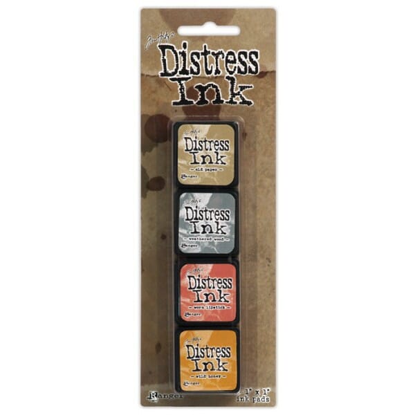 Ranger Ink - Distress Mini Kit 7 - Sold in one strip of 4 pads