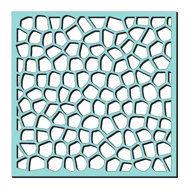 Kath Halstead Designs - Sweet Dixie Block Mosaic Stencil