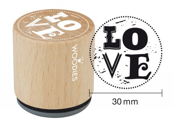 Woodies stamp Love