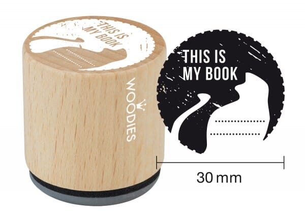 Woodies stamp This is my book