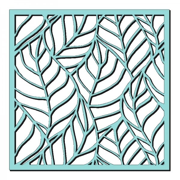 Kath Halstead Designs - Sweet Dixie Skeleton Leaves Stencil
