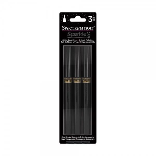 Spectrum Noir 3pk Sparkle Pens Set - Clear Overlay